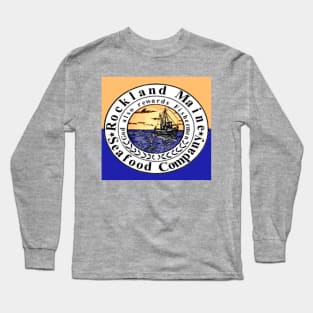 Rockland Maine Seafood Borderless Long Sleeve T-Shirt